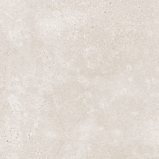 Square beige concrete effect tile