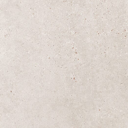 Square beige concrete effect tile