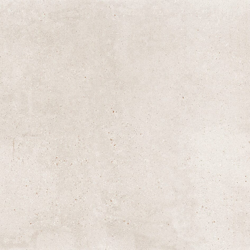 Square beige concrete effect tile