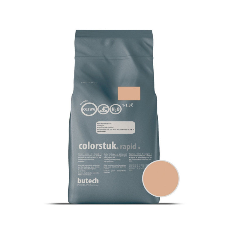 Butech Colorstuk Rapid Grout 5kg - Caramelo Grouts Butech By Porcelanosa 