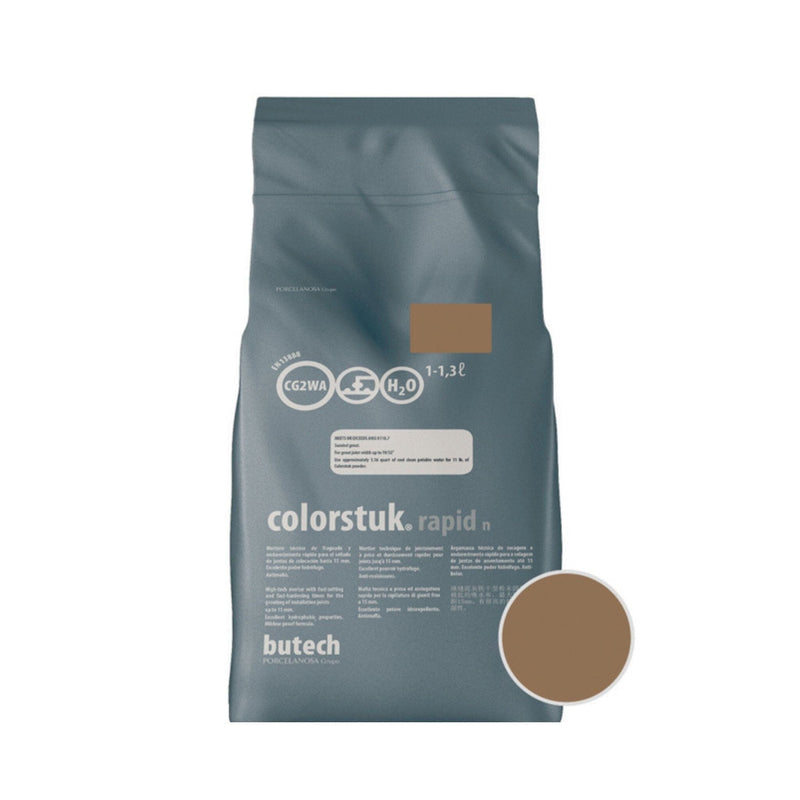 Butech Colorstuk Rapid Grout 5kg - Tabaco Grouts Butech By Porcelanosa 