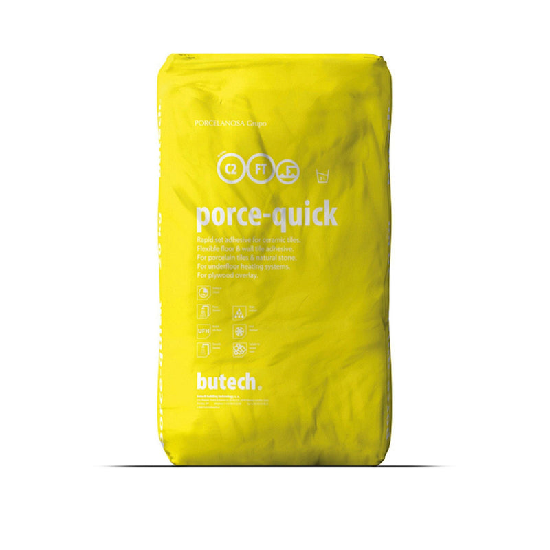 Butech Porce-Quick (Fast Set) Adhesive 20kg - Grey Adhesives Butech By Porcelanosa 