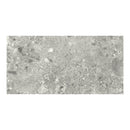 A rectangular grey stone effect tile on a white background.