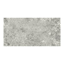 A rectangular grey stone effect tile on a white background.