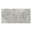 A rectangular grey stone effect tile on a white background.