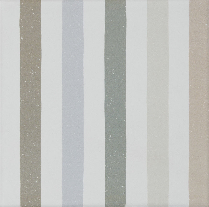 Striped tile with vertical lines.