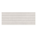 A rectangular tile with a textured, ribbed surface in a light beige colour, shown against a solid white background.