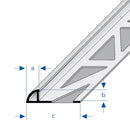 DRONONDELL Aluminium Round Trim 10mm - Anodised Titanium Trims Dural 