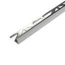 DUROSOL Aluminium L-Shaped Trim 8mm - Gloss Anodised Silver Trims Dural 