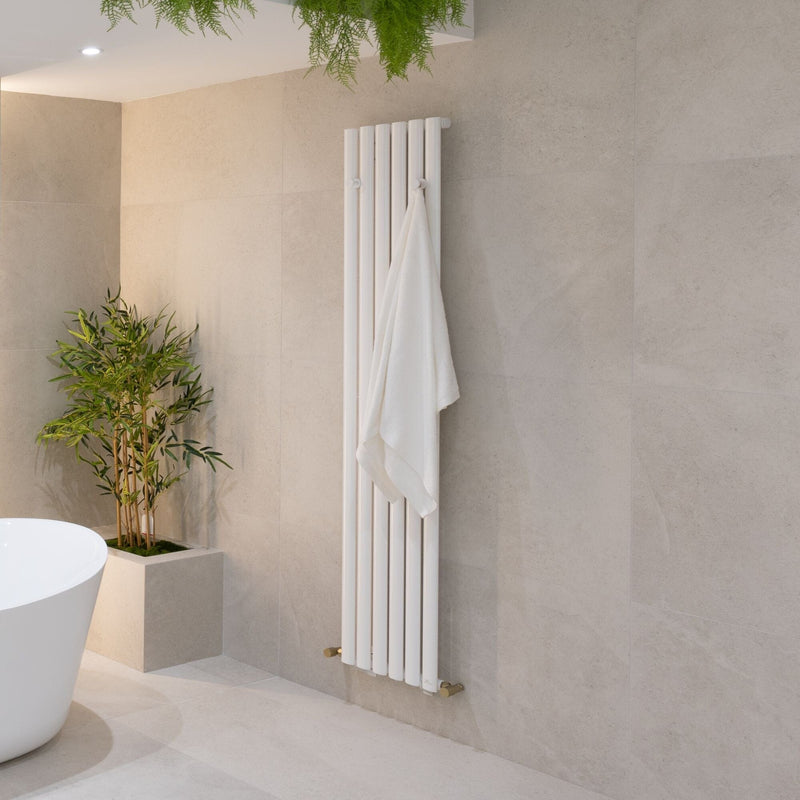 ESSENCE C Single Panel Radiator 350x1800mm - White Towel Warmers & Radiators Noken by Porcelanosa 