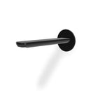 FLO Wall Mounted Bath Spout - Brushed Black Chrome Taps Fima 