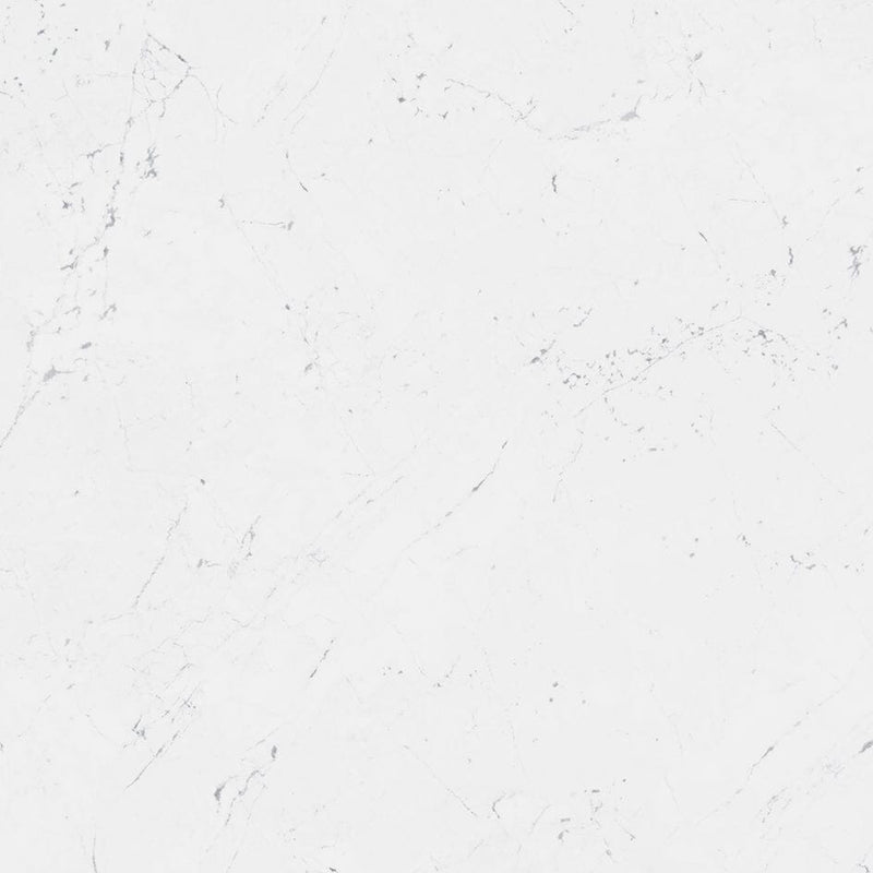 White marble effect tile with subtle veining detail