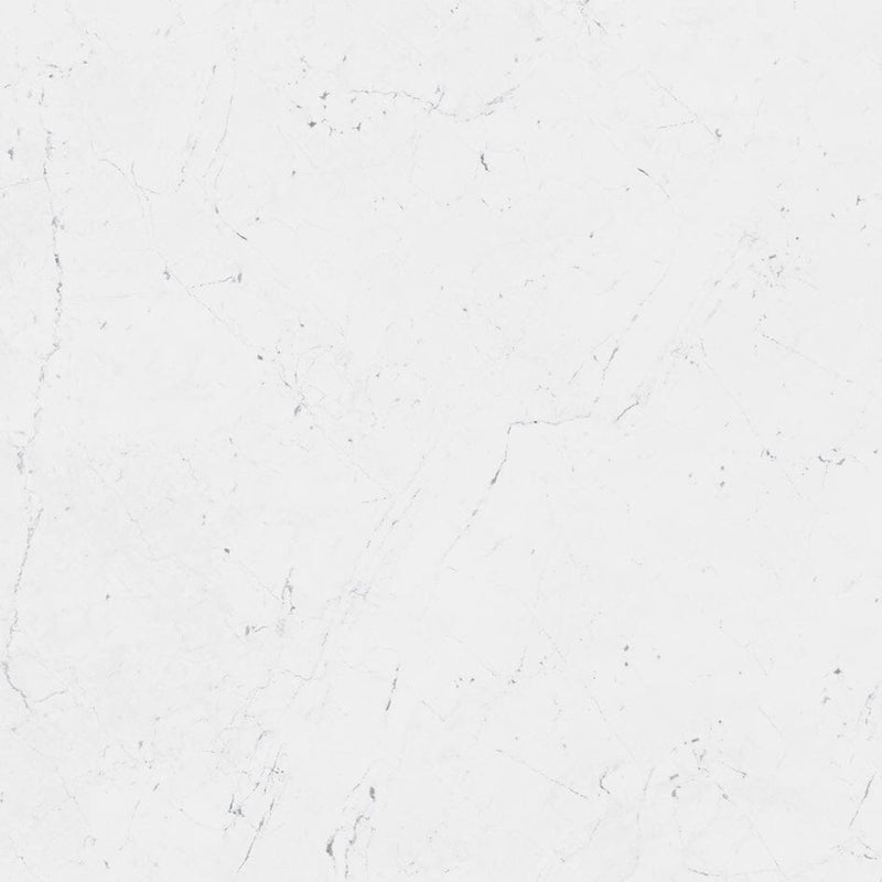 White marble effect tile with subtle veining detail