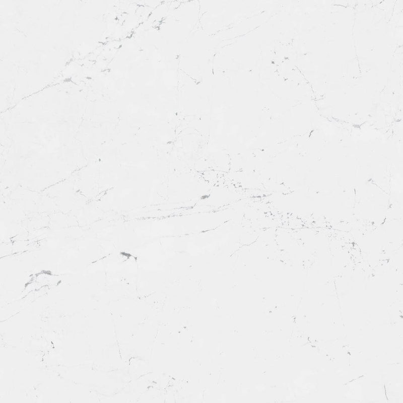 White marble effect tile with subtle veining detail