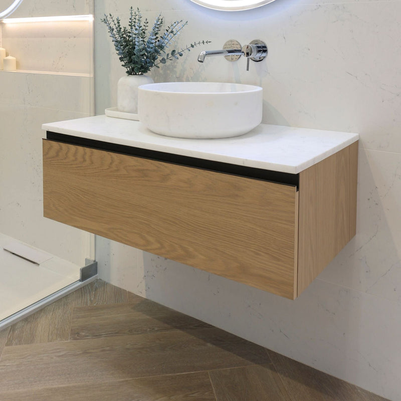 Karon Circle White Alba Basin and Vanity Unit Bathroom Furniture L'Antic Colonial by Porcelanosa 