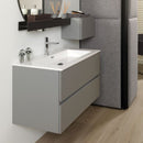 LAST Vanity Unit with Gel Coat Basin - Grey Bathroom Furniture Gamadecor by Porcelanosa 
