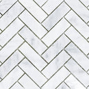 Lines Cambric Carrara Pulido Mosaic Tile Porcelanosa 32.5cm x 26.5cm 
