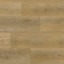 Close up of wood effect luxury vinyl flooring planks.