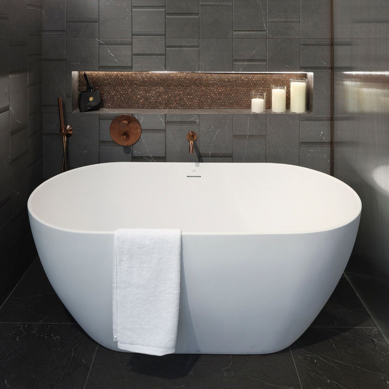 LOUNGE Freestanding Bath 150x70cm - Matt White Baths Noken by Porcelanosa 