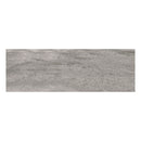 Rectangular grey stone effect tile on a white background
