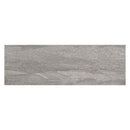 Rectangular grey stone effect tile on a white background