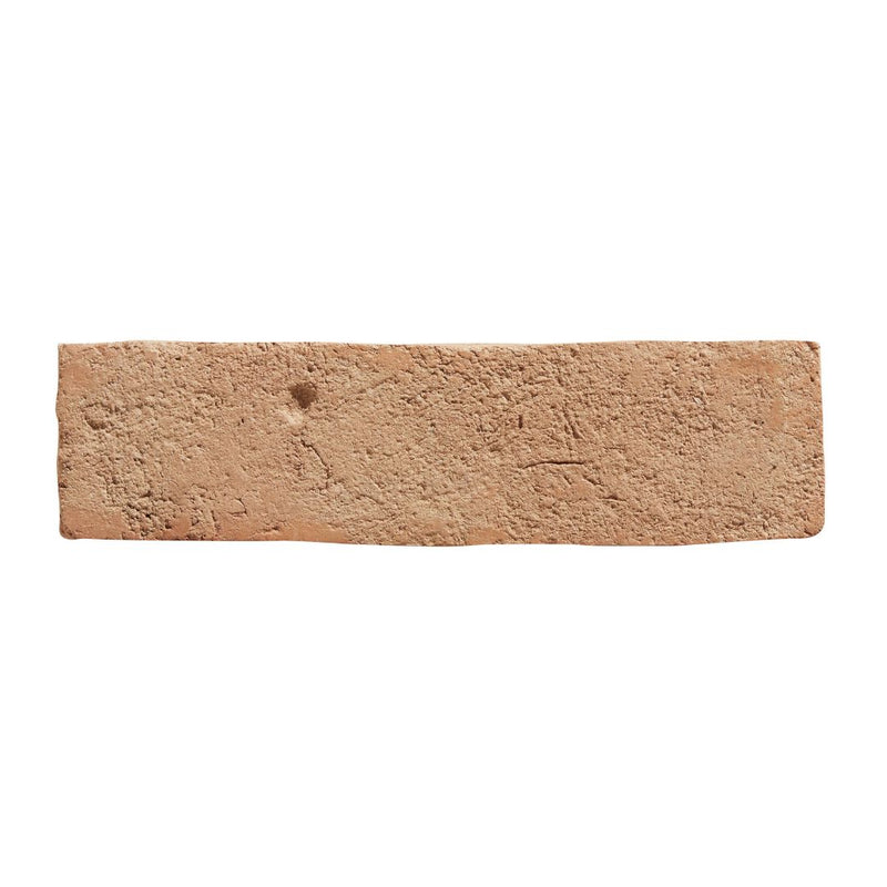 Terracotta tile on a white background