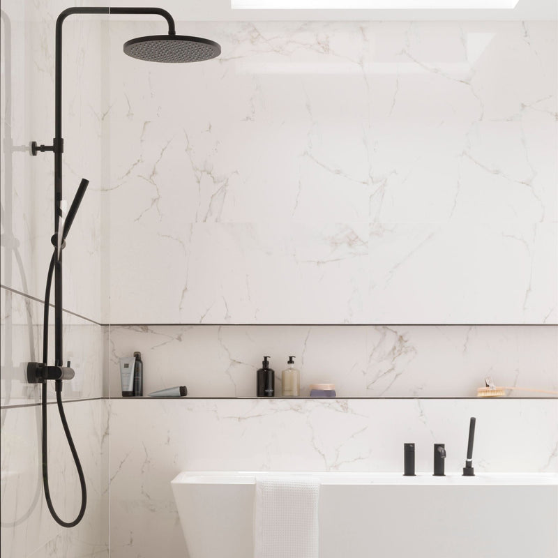 Marmol Carrara Blanco 45x120 Tile Porcelanosa 