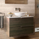 MARNE Mineral Stone Worktop 80cm - Matt White Bathroom Furniture Noken By Porcelanosa 