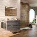 MARNE Wall Mounted Vanity 80cm - Ash Cherry Bathroom Furniture Noken By Porcelanosa 