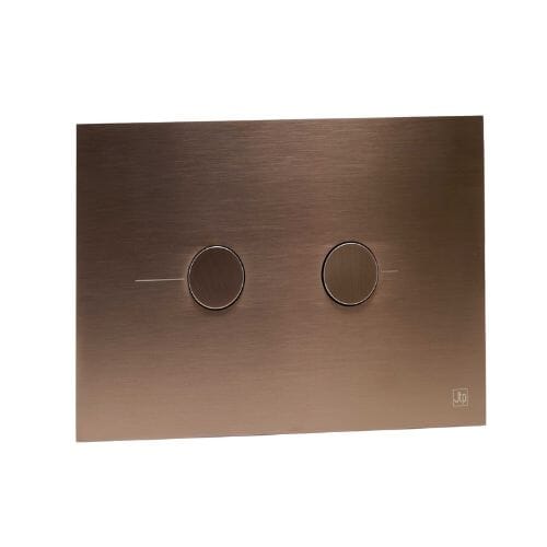 Metal Pneumatic Flush Plate - Brushed Bronze Plumbing Products JTP 
