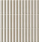 Microtiles 3D Forms Fluted Dust 10x30 Tile Terratinta 