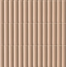 Microtiles 3D Forms Fluted Terracotta 10x30 Tile Terratinta 