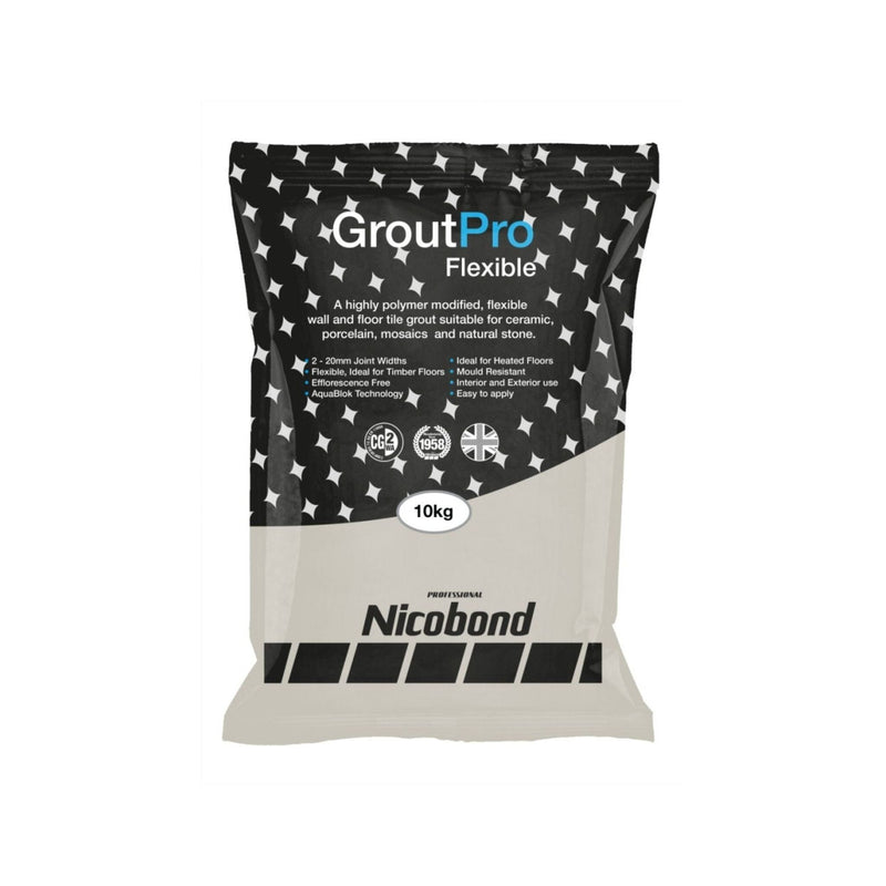 NICOBOND GroutPro Flexible 10kg - Jasmine Grouts Nicobond 