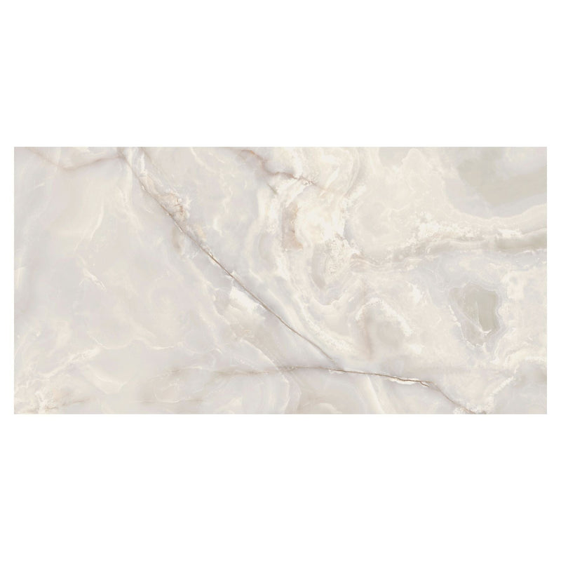 Onyx&More White Onyx Gloss 60X120 Tile Florim 