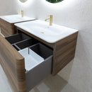 RADIO Vanity Unit 80cm - Dark Elm Bathroom Furniture Gamadecor by Porcelanosa 