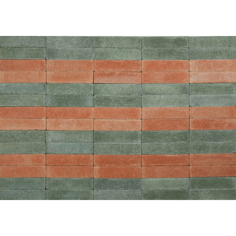 Reformed Stone Leaf Green Tumbled 6x25 Box Ca'Pietra 