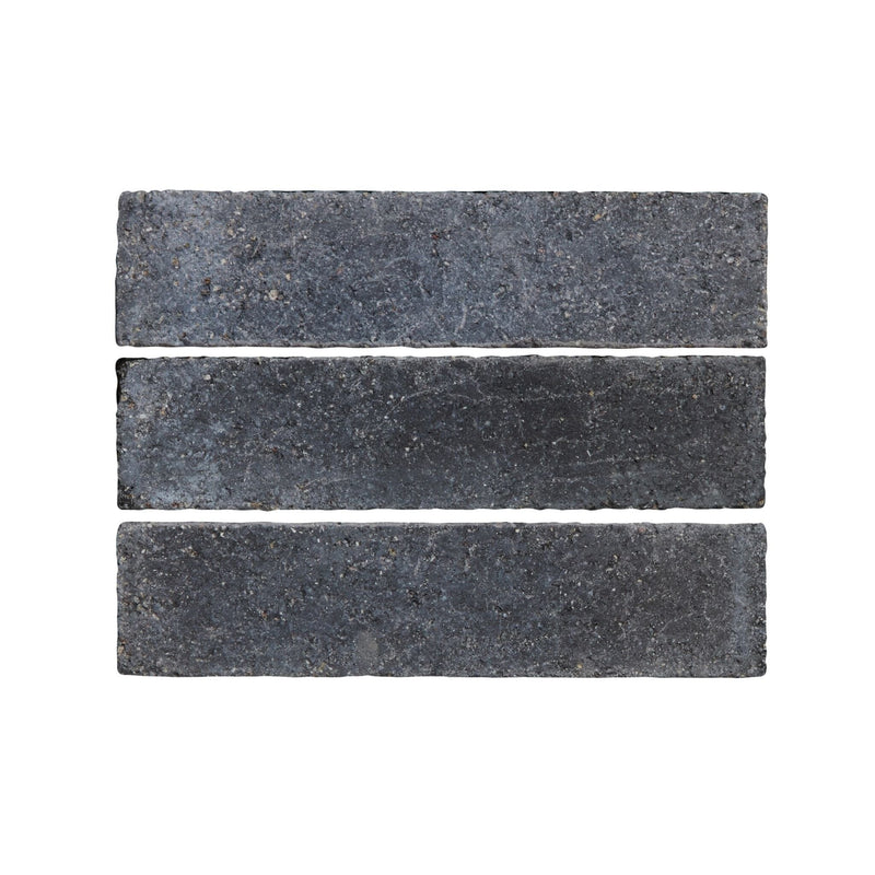 Reformed Stone Nero Tumbled 6x25 Box Ca'Pietra 