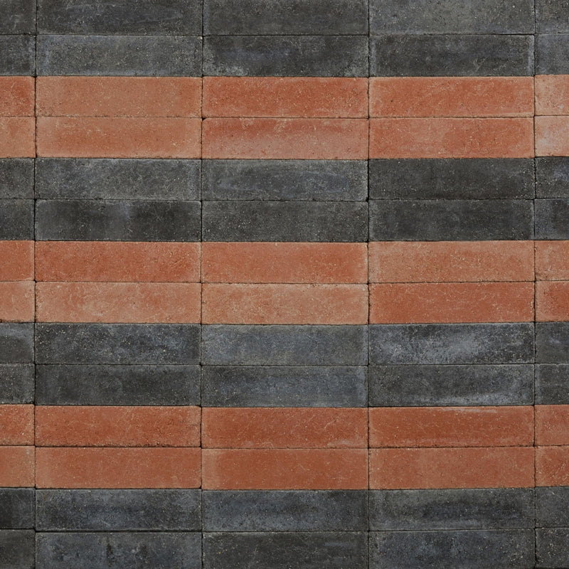 Reformed Stone Nero Tumbled 6x25 Box Ca'Pietra 