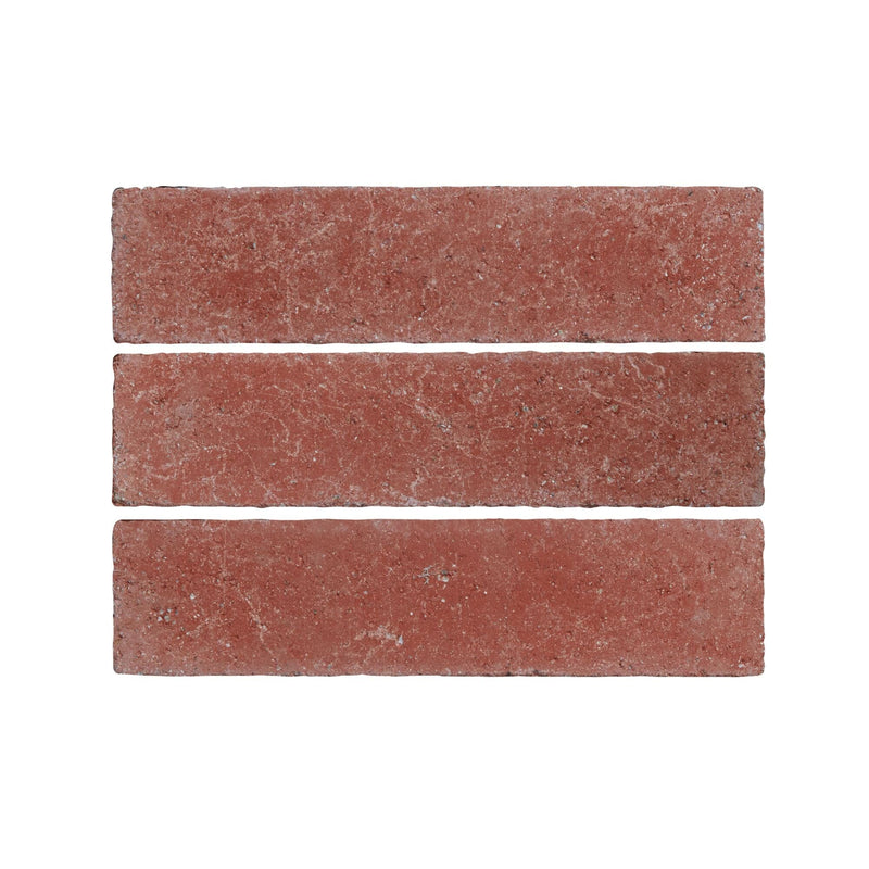 Reformed Stone Rosso Tumbled 6x25 Box Ca'Pietra 