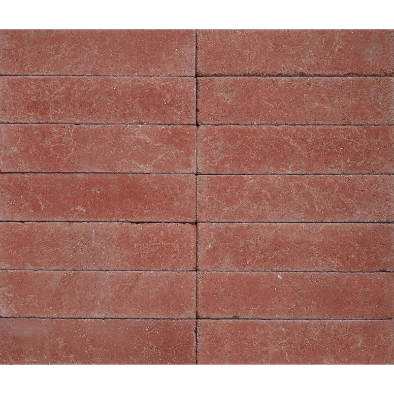 Reformed Stone Rosso Tumbled 6x25 Box Ca'Pietra 