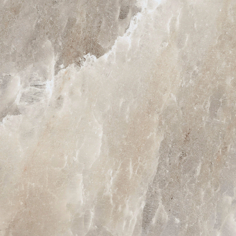 Beige marble effect tile
