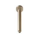 Brushed Brass Ceiling Shower Arm  on a white background