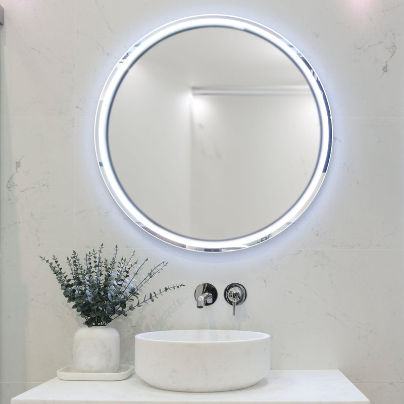 ROUND Mirror with Perimetral Light 60cm Bathroom Mirrors Noken by Porcelanosa 