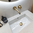 ROUND Single Lever Basin Mixer- Brushed Brass Taps Noken By Porcelanosa 