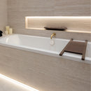 ROUND Wall Mounted Bath Spout - Brushed Brass Taps Noken by Porcelanosa 