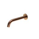 ROUND Wall Mounted Bath Spout - Brushed Copper Taps Noken By Porcelanosa 