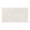 Concrete effect wall tile with chevron detail