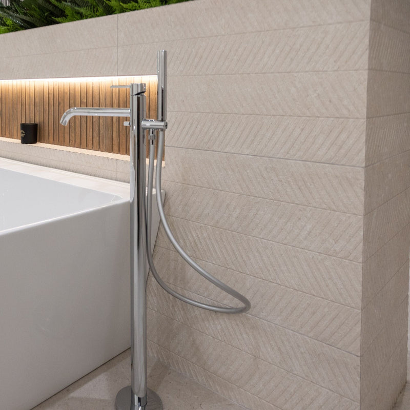 Spiga Coral Caliza 45x120 Tile Porcelanosa 