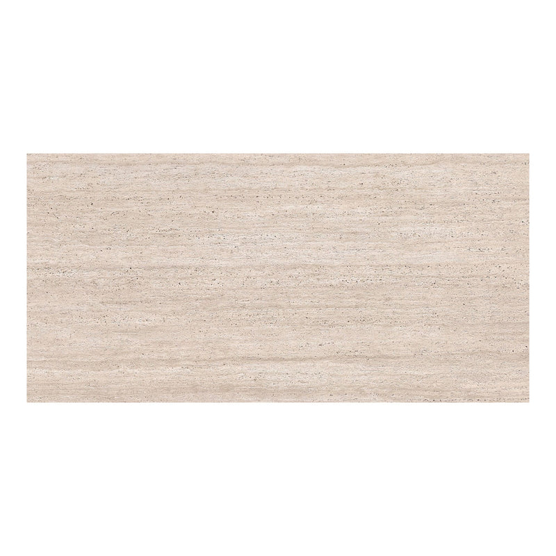 Beige stone effect tile on a white background