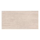 Beige stone effect tile on a white background